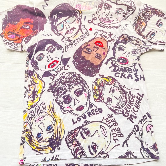 WACKY WACO Boys All Over Me TShirt Artwork By SETH BOGART Face POP Boy Singers - Picture 14 of 16